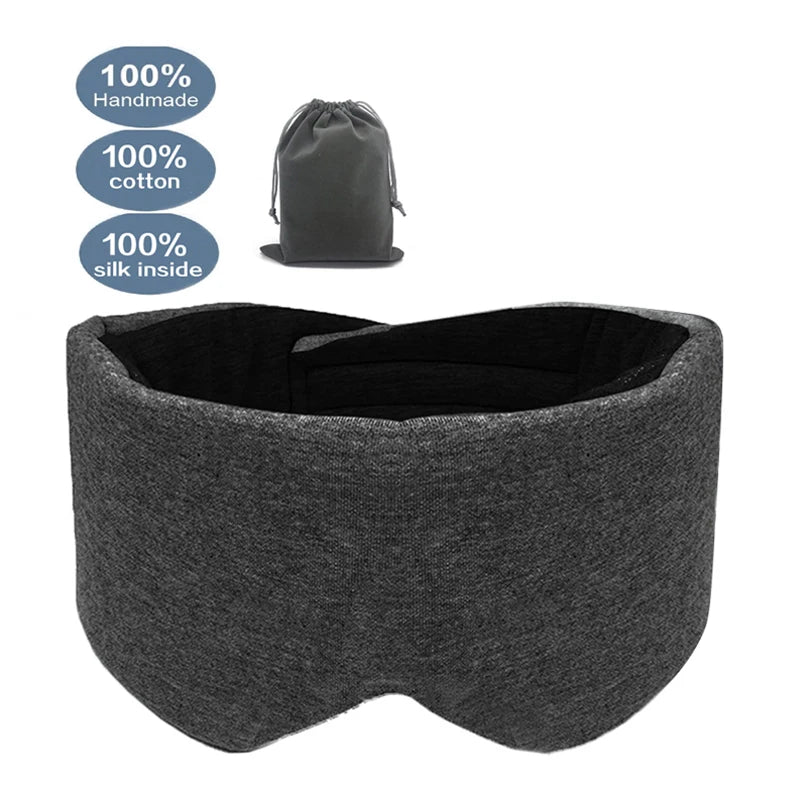 SLENVI DreamSoft 100% Cotton Sleep Mask - slenvi