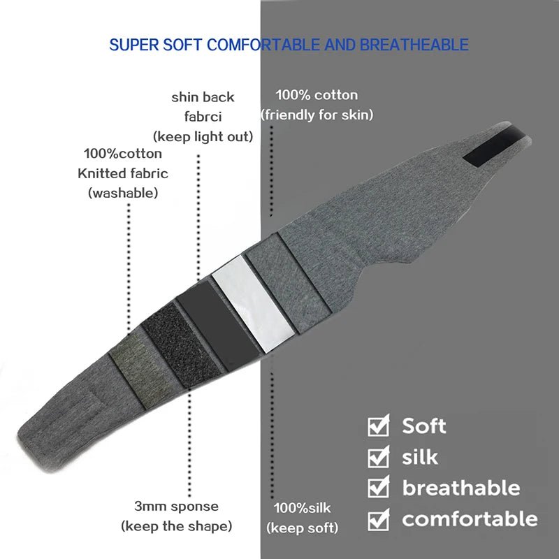 SLENVI DreamSoft 100% Cotton Sleep Mask - slenvi