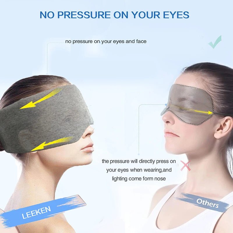 SLENVI DreamSoft 100% Cotton Sleep Mask - slenvi