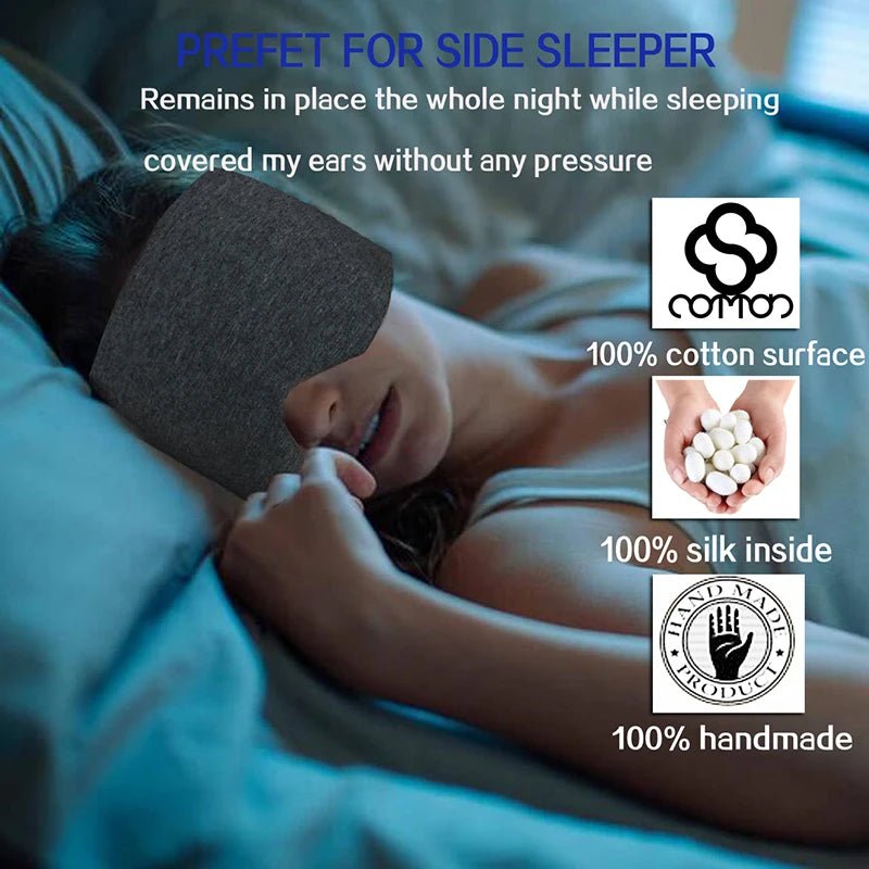 SLENVI DreamSoft 100% Cotton Sleep Mask - slenvi