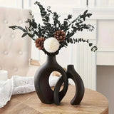 SLENVI HollowForm™ Ceramic Vase Set (2pcs) - slenvi