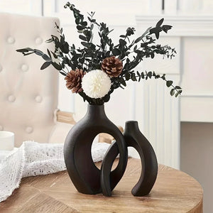 SLENVI HollowForm™ Ceramic Vase Set (2pcs) - slenvi